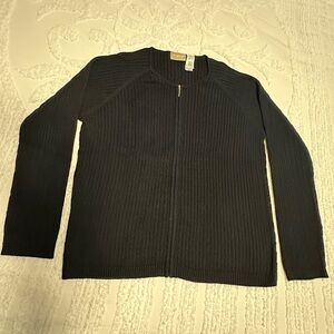 Liz Claiborne Women’s Dark Sweater Zip Up